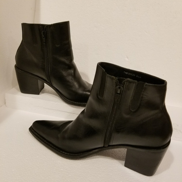 Hokus Pokus black ankle boots size 8.5 - Picture 5 of 16